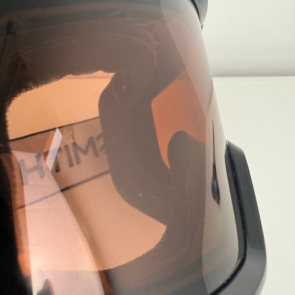 Smith Optics Ski Snowboarding Goggles Orange Yellow Tinted Lens Black Strap - Picture 6 of 6